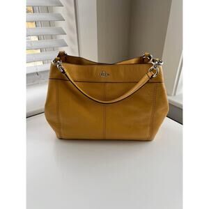 COACH Leather Yellow Purse